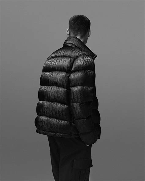 dior white puffer jacket|dior puffer jacket men's.